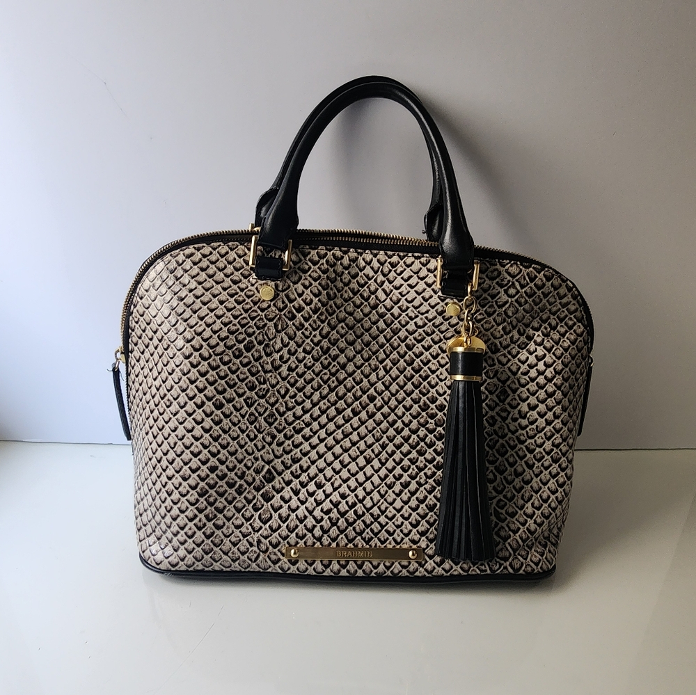 Brahmin Vivian Dome Satchel Gem